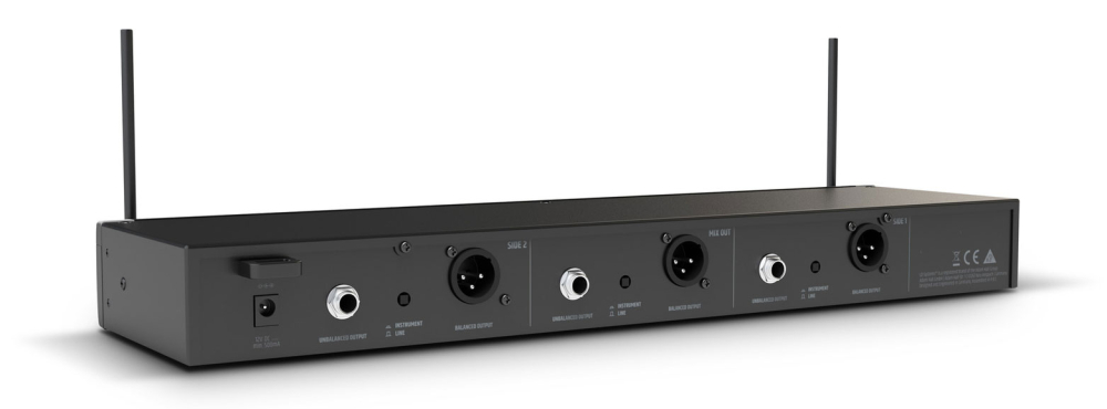 LD SYSTEMS U305 HHD 2 Dual - Funkmikrofon System mit 2 x Handmikrofon dynamisch - 584 - 608 MHz