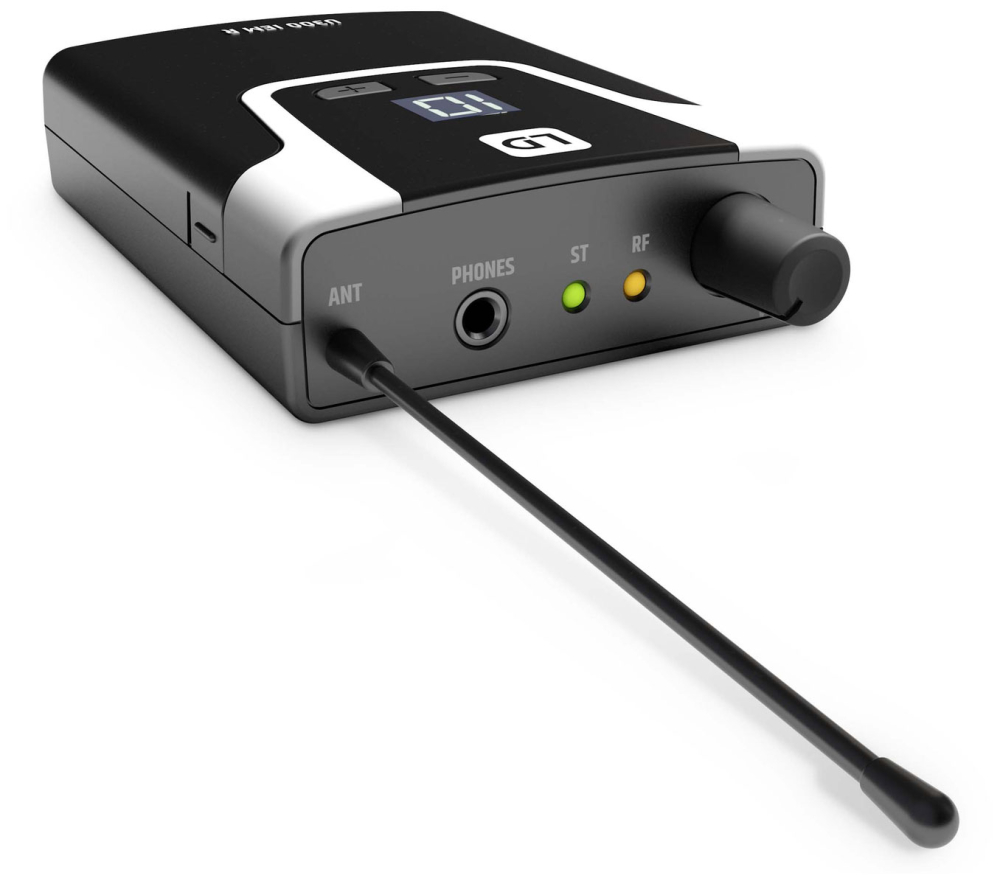 LD SYSTEMS U305 IEM HP In-Ear Monitoring-System mit Ohrhörern - 584 - 608 MHz